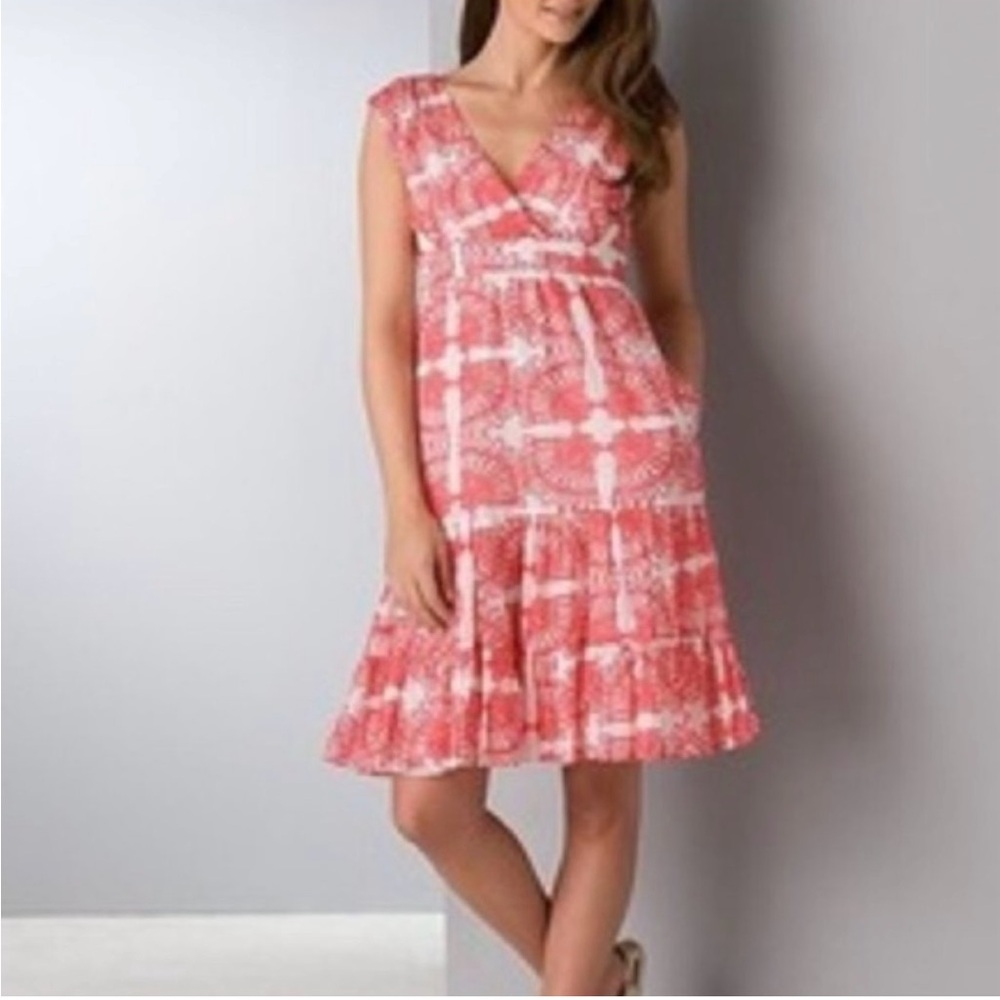 Lilly Pulitzer Skyla coral dress size 14